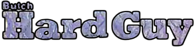 Butch - Hard Guy logo for ZX Spectrum